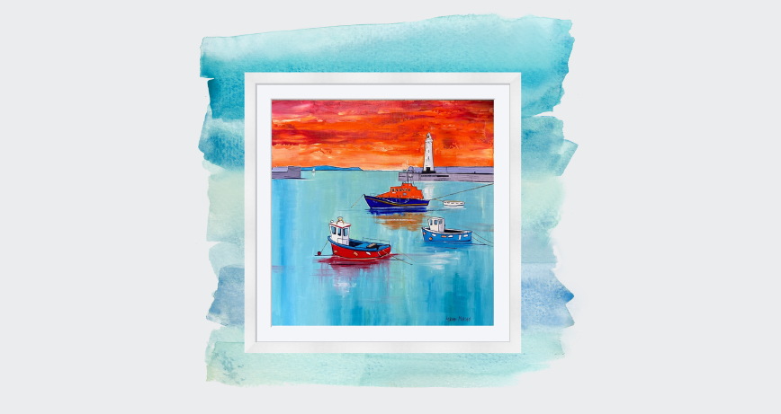 Painting by Adrian Margey